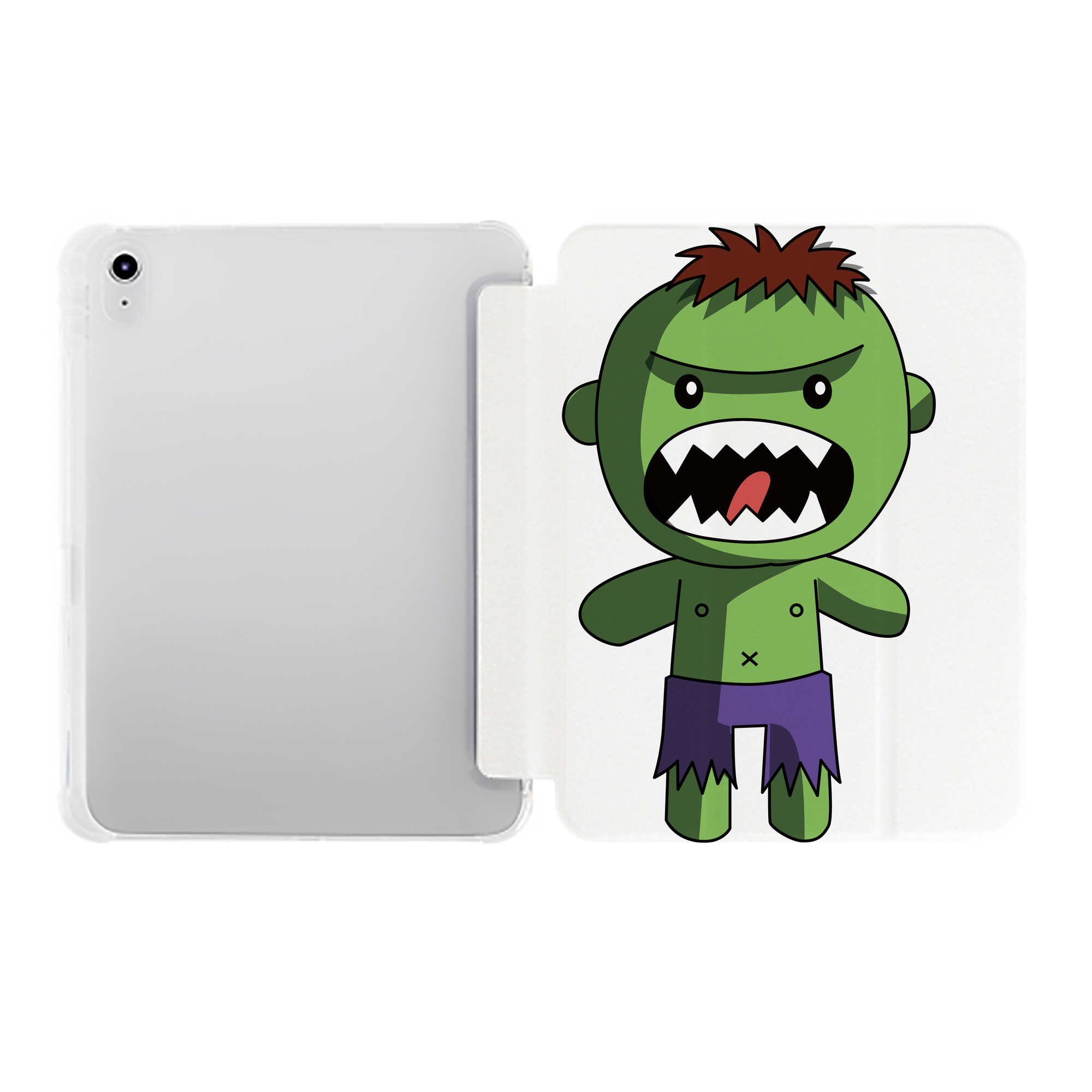 （画像用） アベンジャーズ The Avengers IPad ケース ペン収納付き 三つ折りスタンド PUレザー×シリコン 対応機種9.5/10.5/10.9インチ
